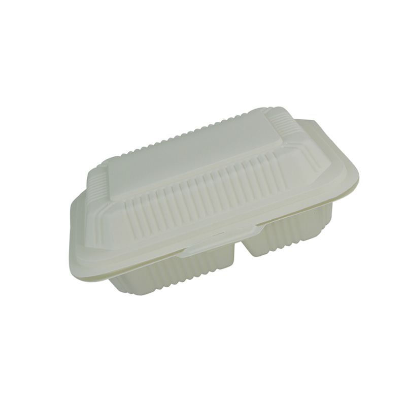 Best Selling Product Disposable Restaurant Sets Ningbo Disposable Plastic Tableware Corn Starch Food Container Disposable